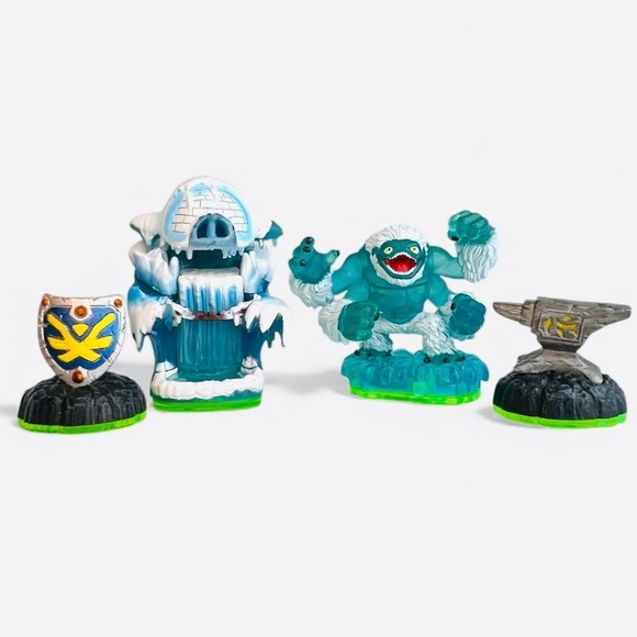 Skylander Other - Skylanders SPYRO'S ADVENTURE-4 Pack- Empire Of Ice, Slam Bam, Shield, Anvil 2011